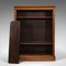 Antique Victorian English Open Bookcase in Walnut, 1880s 10