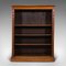 Antique Victorian English Open Bookcase in Walnut, 1880s, Image 1