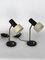 Mid-Century Italian Adjustable Cone Table Lamps, Set of 2 8