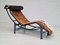 Chaise longue LC4 de Le Corbusier para Cassina, años 80, Imagen 1