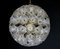 Lámpara con flores de cristal de Murano, Imagen 1