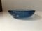 Blue Murano Glass Dish with Air Bubbles from Seguso, 1950s 1