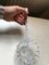 Vintage Schale aus geriffeltem Kristallglas von Kosta Boda 7