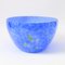 Vintage Blue Splatter Effect Glass Bowl, 1930s, Image 9