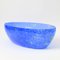 Vintage Blue Splatter Effect Glass Bowl, 1930s 3