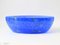 Vintage Blue Splatter Effect Glass Bowl, 1930s 2