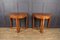 Art Deco Walnut Card or Console Tables, Set of 2 14