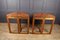 Art Deco Walnut Card or Console Tables, Set of 2 5