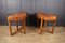 Art Deco Walnut Card or Console Tables, Set of 2 10