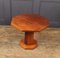 Art Deco Solid Walnut Octagonal Table 11