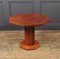 Art Deco Solid Walnut Octagonal Table, Image 12