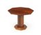 Art Deco Solid Walnut Octagonal Table 3