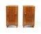 Art Deco Walnut Bedside Cabinets, Set of 2, Image 1