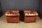 Vintage Leather Chesterfield Club Chairs, Set of 2 9