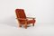 Swedish Pine Frame Lounge Chair, 1960s, Image 1