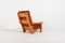 Swedish Pine Frame Lounge Chair, 1960s 4