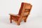 Swedish Pine Frame Lounge Chair, 1960s 11