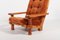 Swedish Pine Frame Lounge Chair, 1960s 8