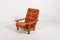 Swedish Pine Frame Lounge Chair, 1960s 7