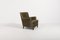 Danish Lounge Chair in Velvet Upholstery from Fritz Hansen, 1940s 6