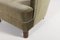 Danish Lounge Chair in Velvet Upholstery from Fritz Hansen, 1940s 13