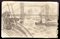 Disegno di Robert Louis Antral, Boats on the Thames, anni '20, Immagine 1