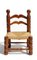 Wicker and Oak Chairs by Charles Dudouyt, 1940s, Set of 2, Imagen 6