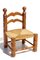 Wicker and Oak Chairs by Charles Dudouyt, 1940s, Set of 2, Image 3