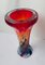 Mid-Century Handcrafted Sommerso Murano Glass Vase from Fratelli Toso, 1970s 2