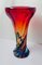 Mid-Century Handcrafted Sommerso Murano Glass Vase from Fratelli Toso, 1970s 6