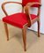 Bridge Armchairs inSolid Beech, 1950s, Set of 2, Image 15