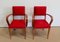 Bridge Armchairs inSolid Beech, 1950s, Set of 2, Image 1