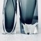 Hand-Cut Grey Faceted Sommerso Murano Glass Gotham Collection Vases by Mandruzzato, Italy, 1970s, Set of 2, Immagine 6