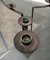 Large Mid-Century Brutalist Metal Candleholder, Image 24