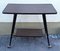 Vintage Side Table on Casters with Black Lacquered Metal Frame, Top & Shelf in Formica Coated Chipboard, 1960s 7