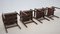 Vintage Brazilian Leather Dining Chairs, 1960s, Set of 4 8