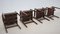 Vintage Brazilian Leather Dining Chairs, 1960s, Set of 4, Image 8