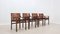 Vintage Brazilian Leather Dining Chairs, 1960s, Set of 4, Image 1