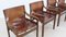 Vintage Brazilian Leather Dining Chairs, 1960s, Set of 4 11