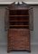 18th Century Mahogany Bookcase with Bureau, Set of 2 20