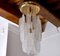 Murano Glass Leaf Chandelier from Mazzega, Italy, 1970s, Imagen 5