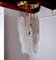 Murano Glass Leaf Chandelier from Mazzega, Italy, 1970s 1