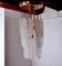 Murano Glass Leaf Chandelier from Mazzega, Italy, 1970s, Immagine 1