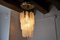 Murano Glass Leaf Chandelier from Mazzega, Italy, 1970s, Imagen 7