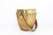 Ice Bucket in Brass and Cane, 1960s or 1970s 2