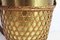 Ice Bucket in Brass and Cane, 1960s or 1970s, Image 4