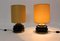 Vintage Brown Glass Table Lamps, Italy, 1970s, Set of 2 3
