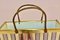 Vintage Newspaper Rack in Brass & Chromed Metal, Italy, 1970s, Imagen 8