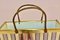 Vintage Newspaper Rack in Brass & Chromed Metal, Italy, 1970s, Immagine 8
