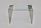 Modern Stainless Steel and Brass Side Tables, Italy, 2000s, Set of 2 5